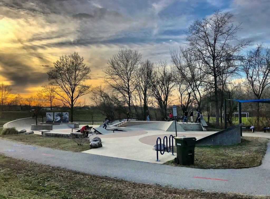 Melrose Skatepark In Maryland