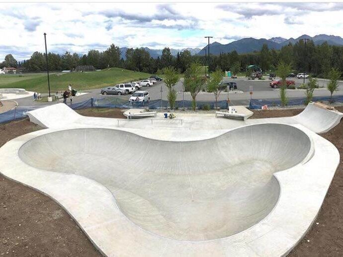Russian Jack Skatepark in Anchorage Alaska