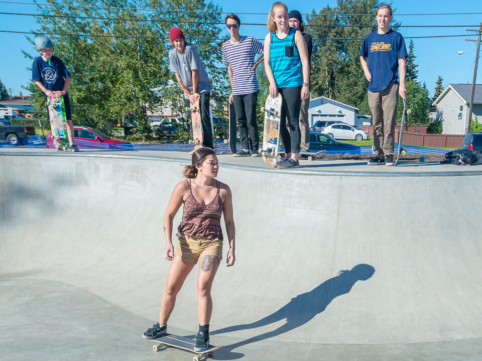 Russian Jack Skatepark in Anchorage Alaska