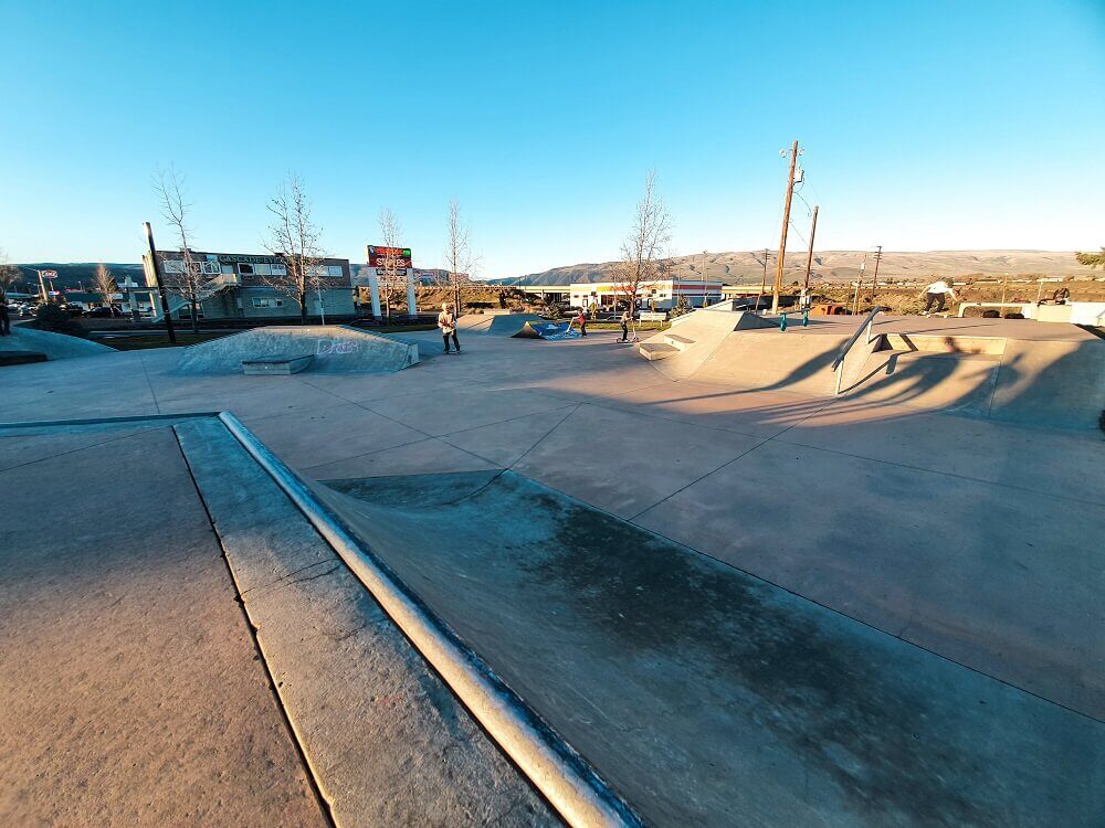 The Dalles Skatepark in Oregon