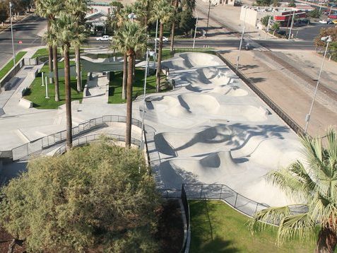 Tulare Skatepark in California