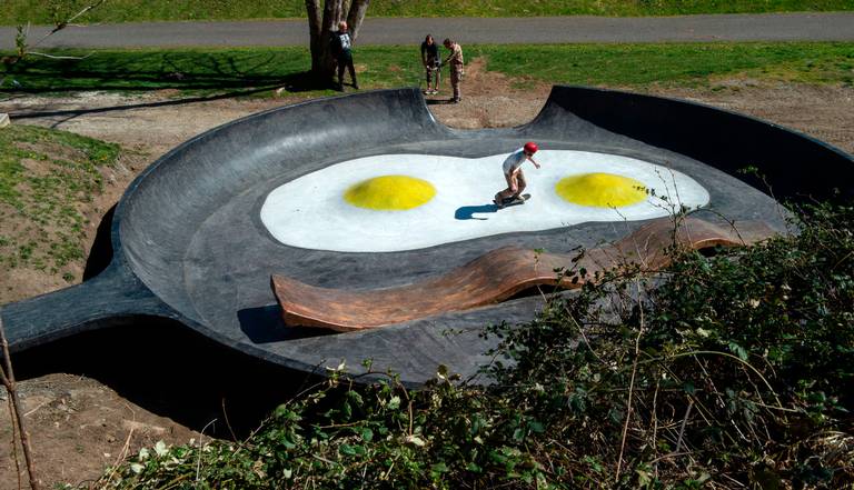 Bacon And Eggs Skatepark Is All The Rage