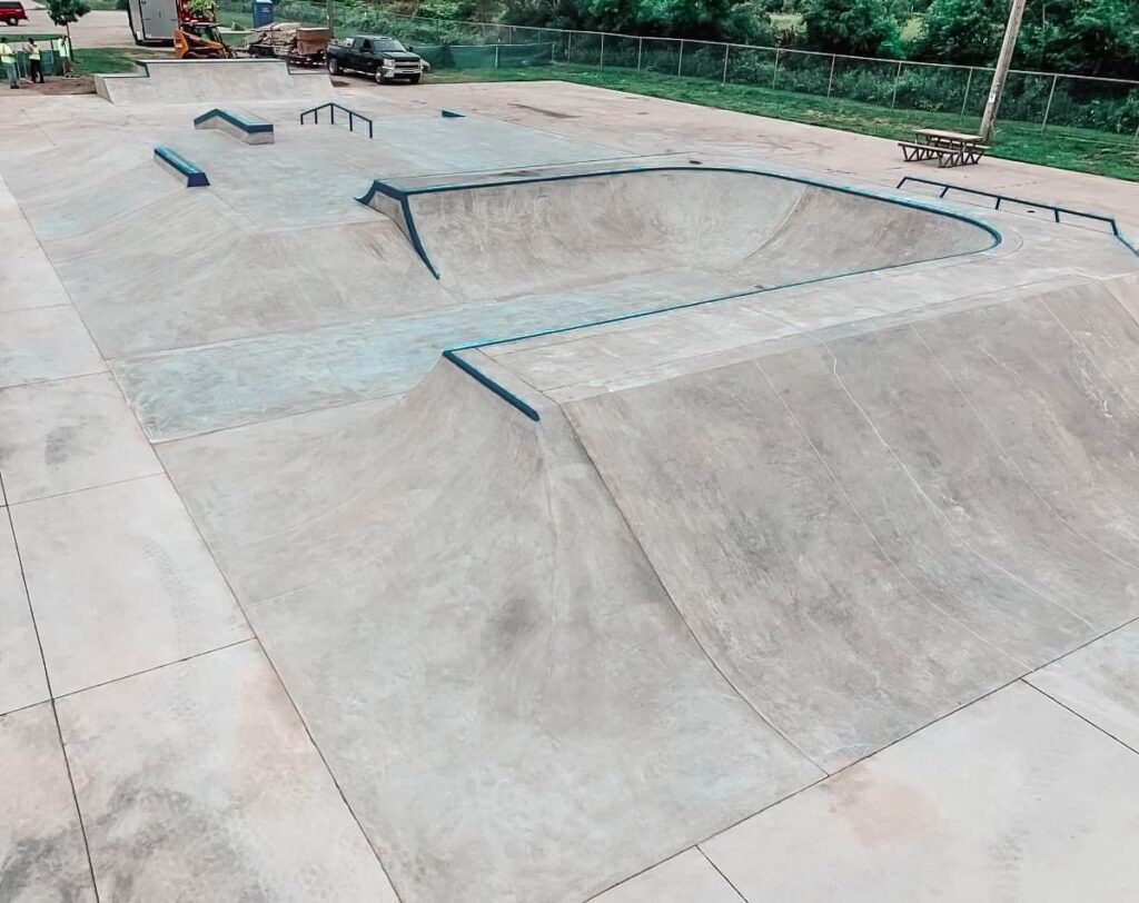 Oak Creek Skatepark In Milwaukee