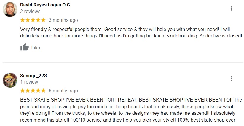 Rise Above Skate Shop In Rialto, California