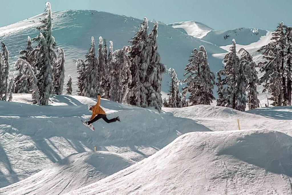 Mt Bachelor Woodward Terrain Park