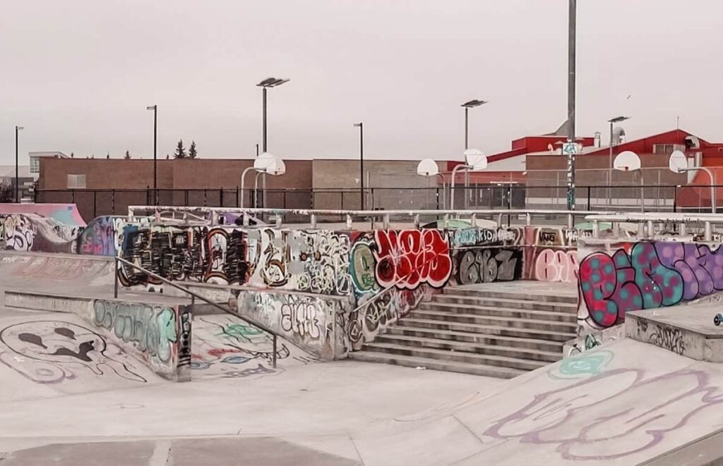 Mill Woods Skatepark In Edmonton