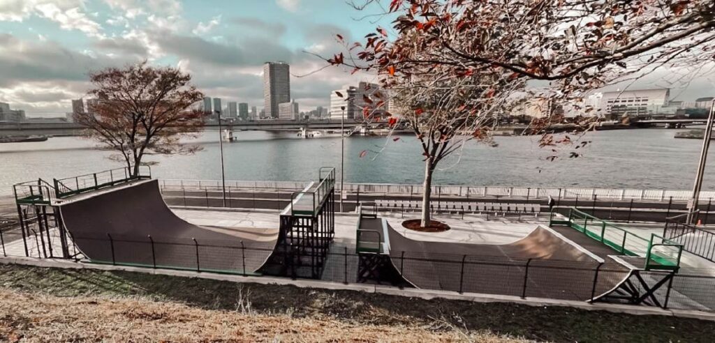 Kotoku Yumenoshima Skatepark, Tokyo
