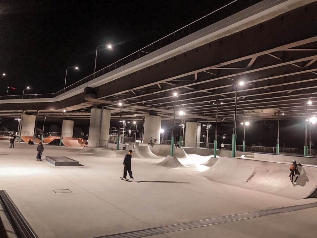 Shin-Yokohama Skatepark In Tokyo