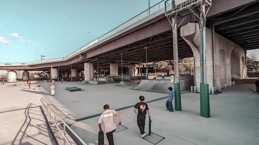 Shin-Yokohama Skatepark In Tokyo