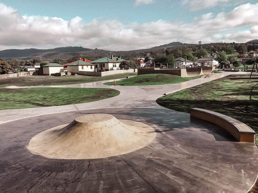 St Marys Skatepark In Tasmania