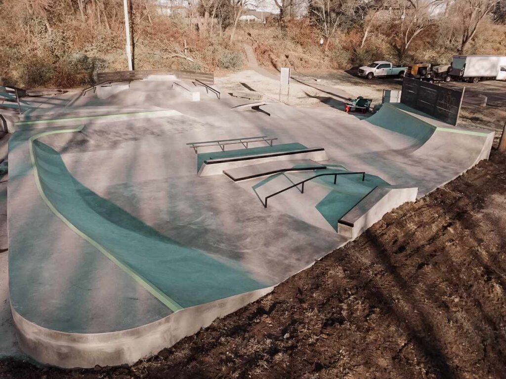 Centennial Skatepark In Kansas