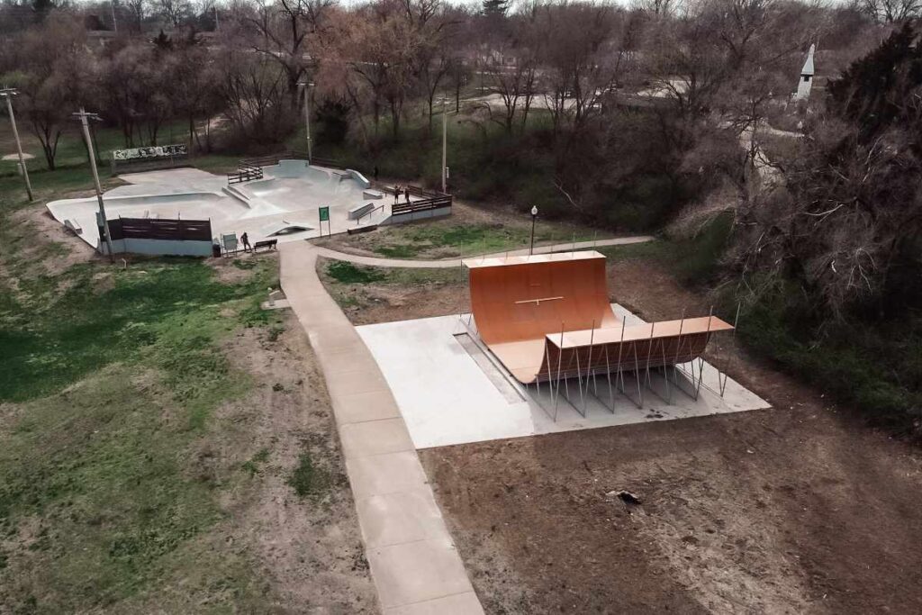 Centennial Skatepark In Kansas